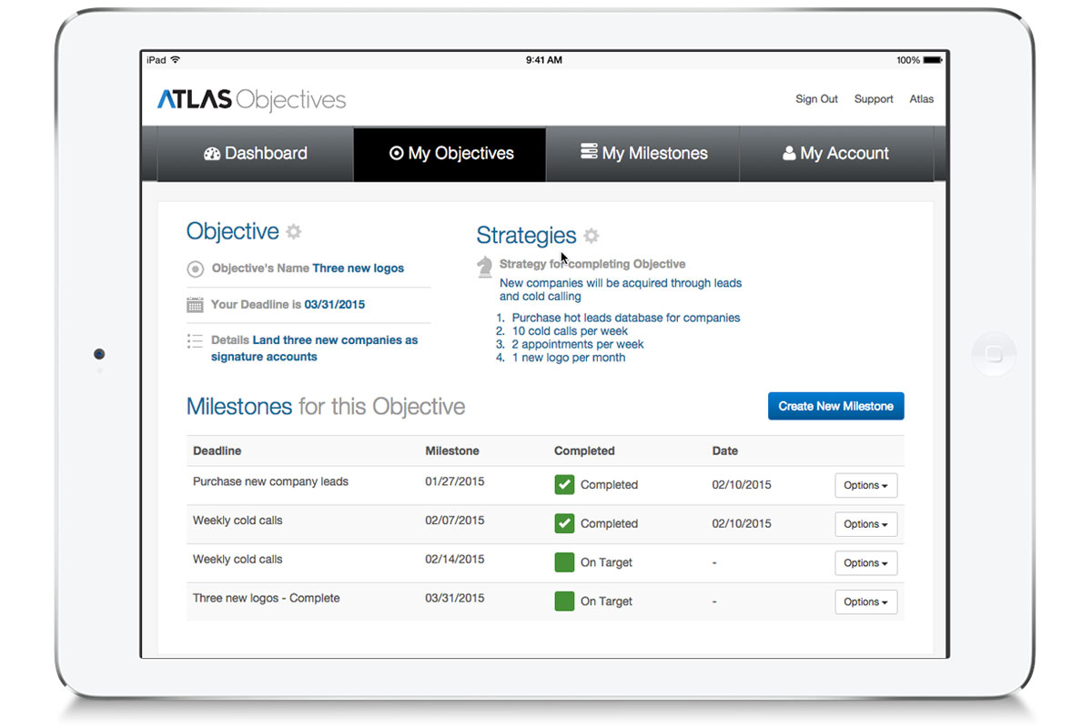 Objectives Management WebApp