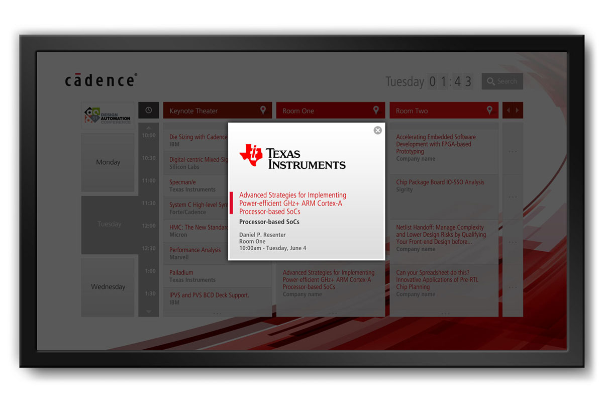Cadence Conference Scheduler