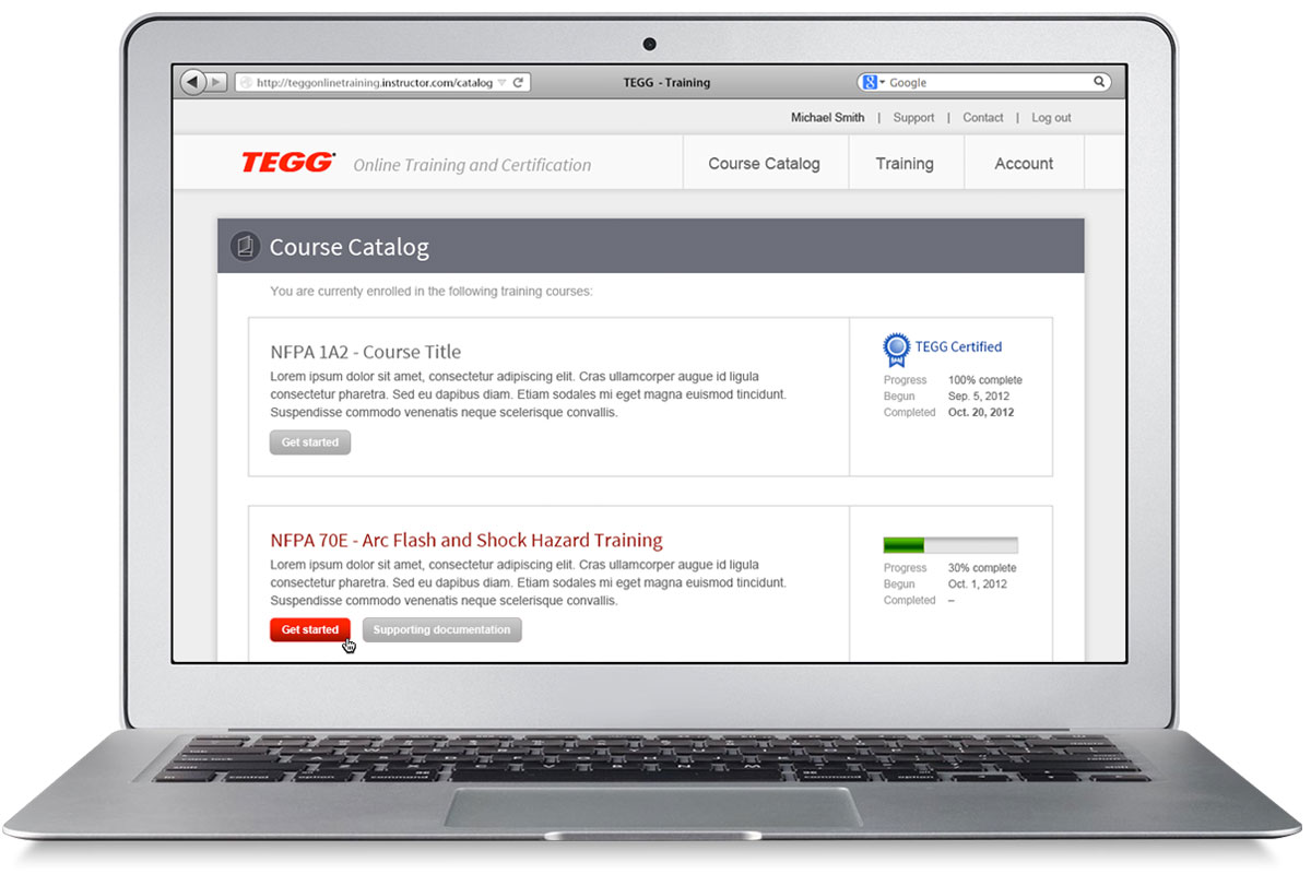 TEGG Online Training