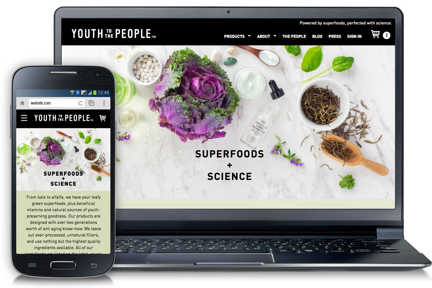 YOUTH TO THE PEOPLE Website